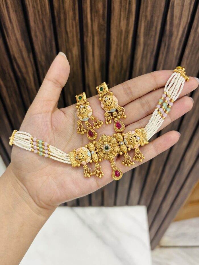Sangita golden necklace - Image 1