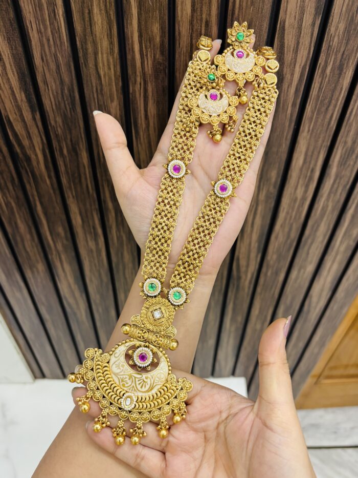 Savita gold a like necklace - Image 1