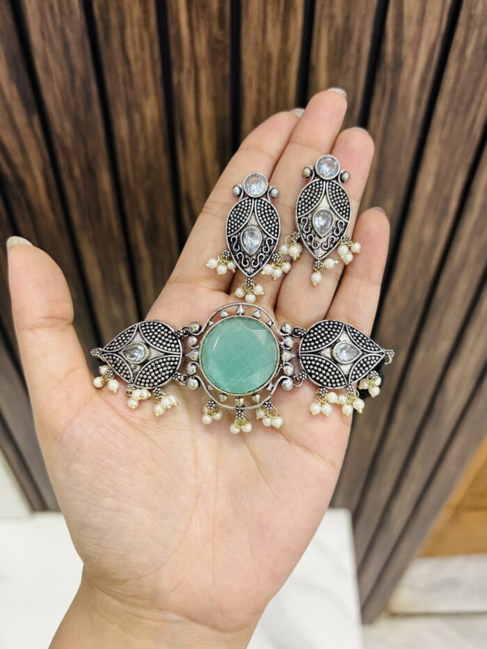 Anchal brass choker mint - Image 1