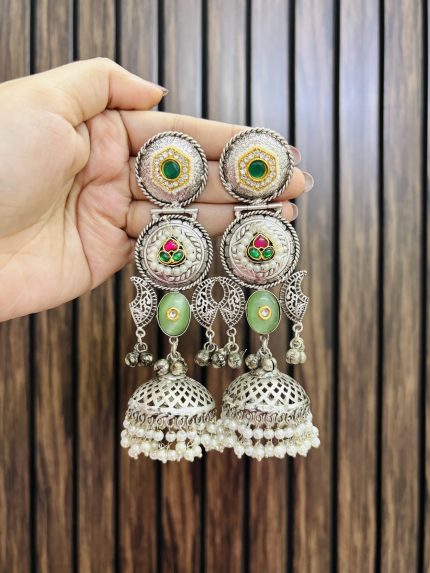 keya brass jhumka