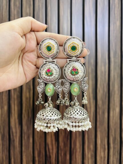 keya brass jhumka