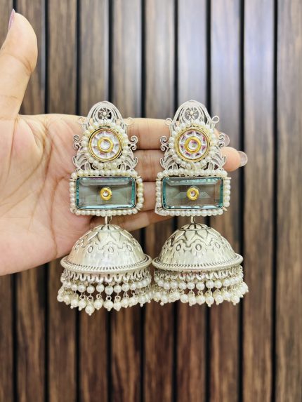 Ammu brass earrings
