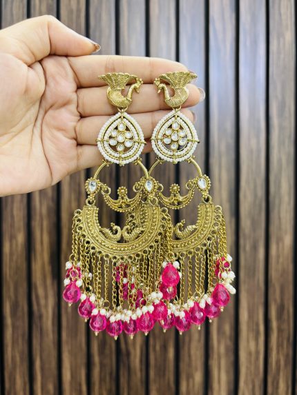 Geeshu earrings ruby