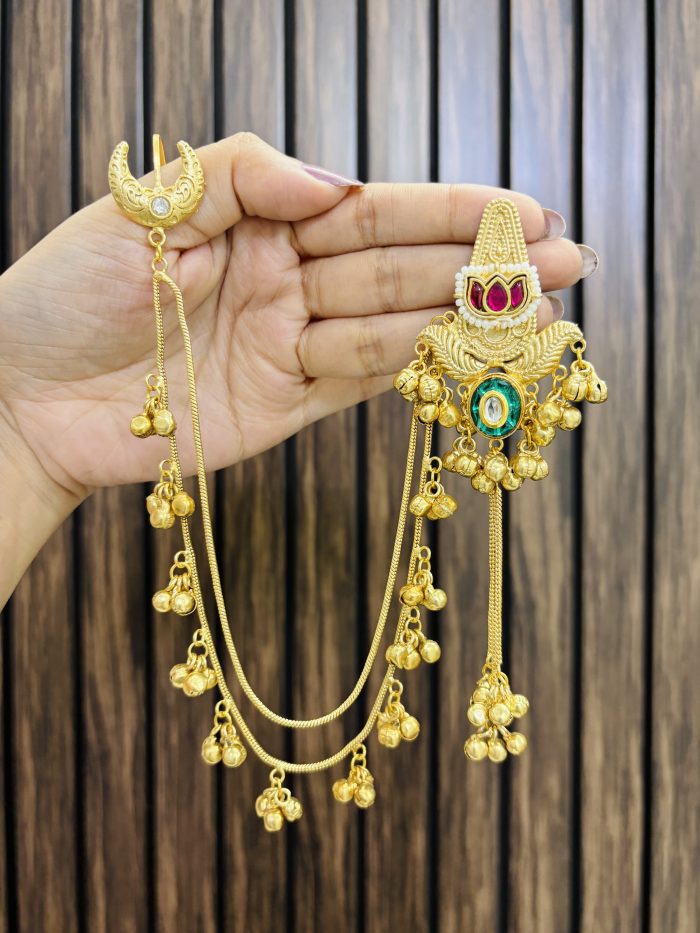 Ashvika kashmiri brass earrings - Image 1