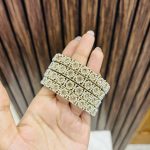 Circle beaded bangles
