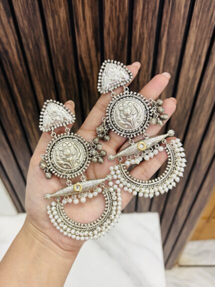 Meenu brass earrings