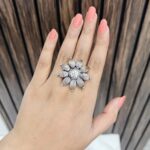 Flower brass ring