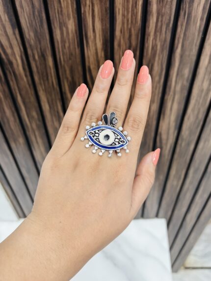 Evil eye ring