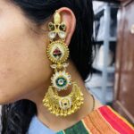Nidhi brass earrings