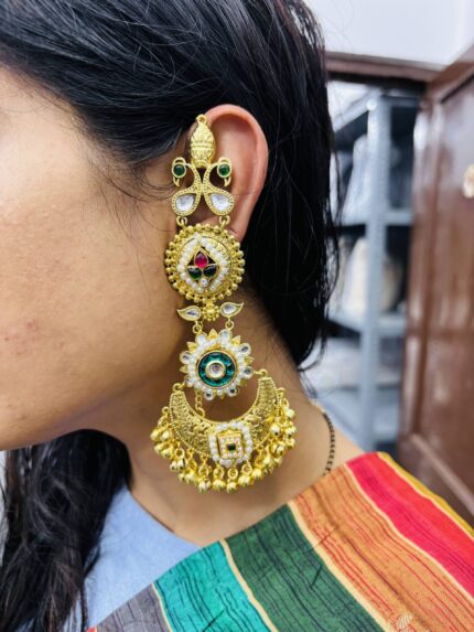 Nidhi brass earrings