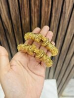 Intricate golden kade pair - Image 2