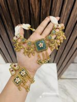 Ayana gold a like necklace green - Image 2