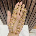 Leaf anklet pair