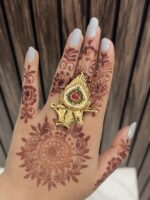 krishna ring ruby-green