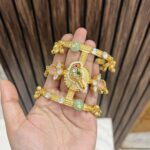 peacock brass kada