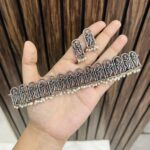 Krishna brass choker