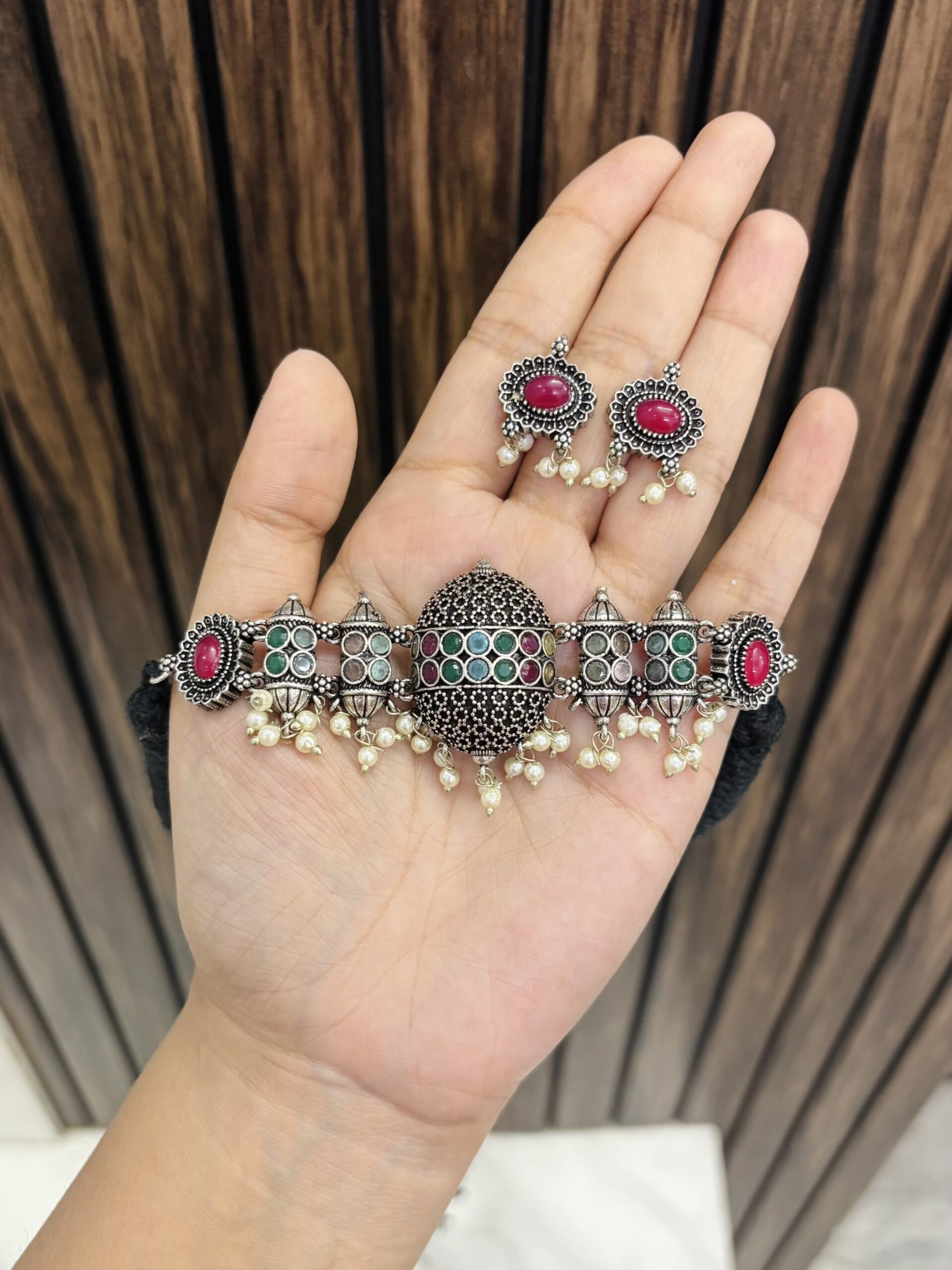 IMG_9912-compressed Kusum brass necklace multi - Image 1