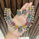 Ekta multi brass necklace