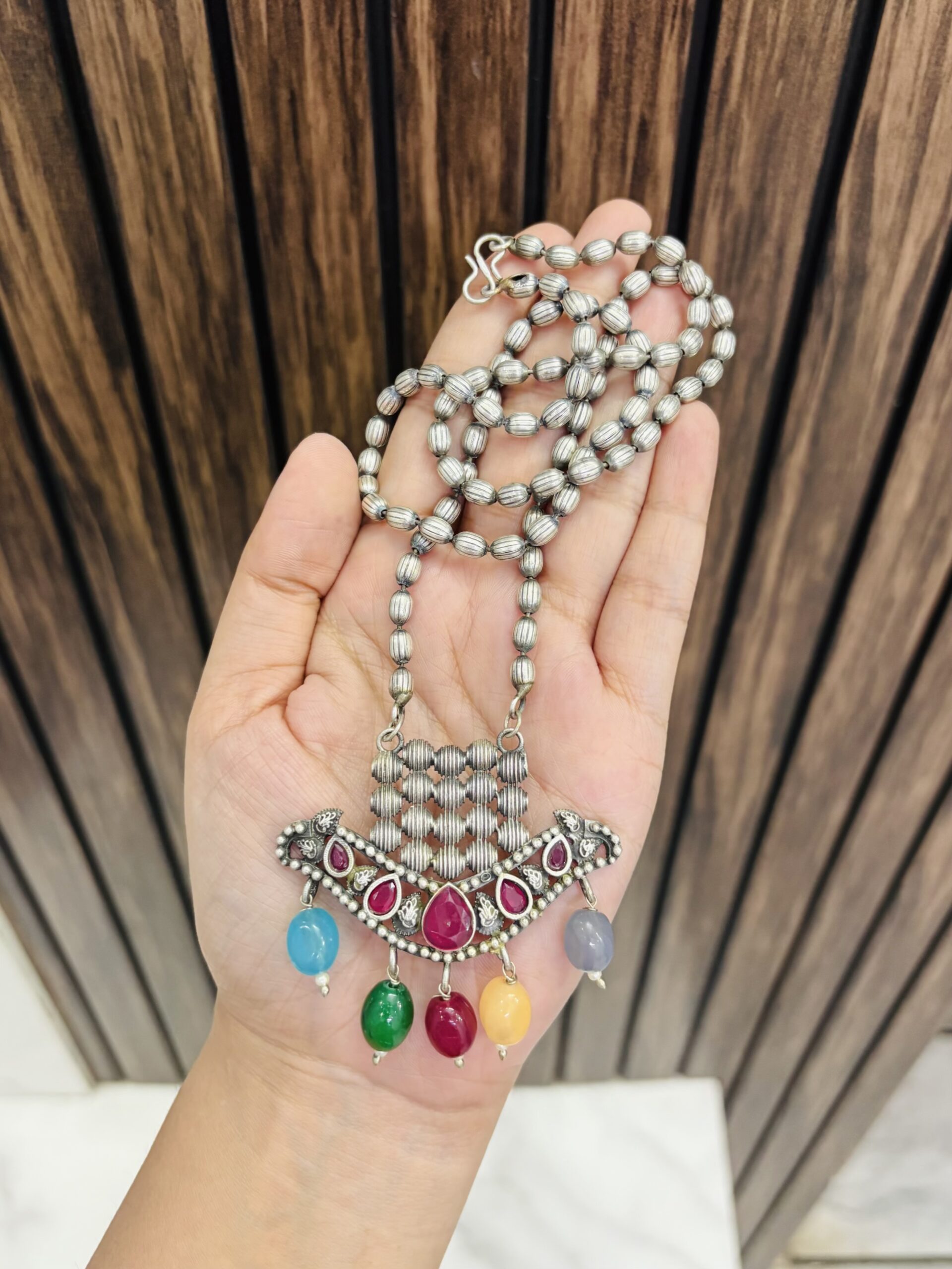 IMG_9943-compressed Multi brass necklace - Image 1