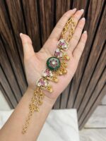 Amrita gold a like bracelet green