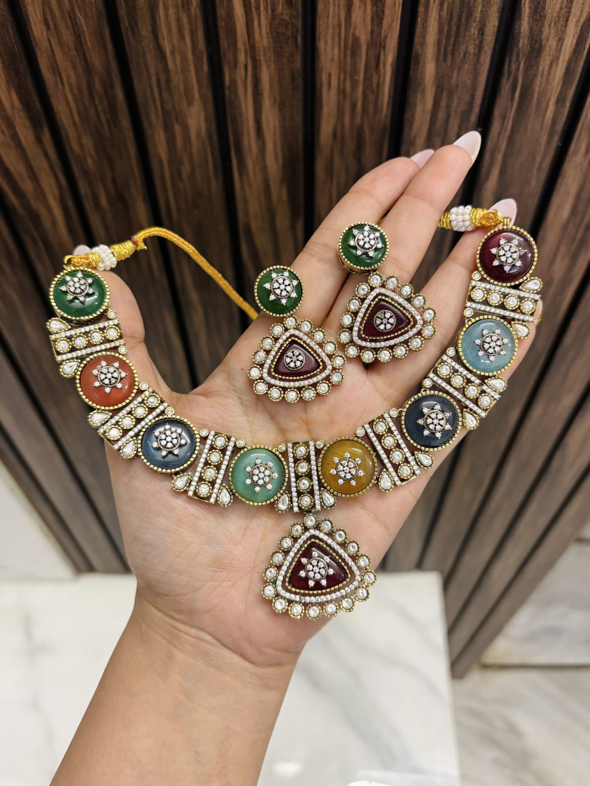 IMG_1878-compressed Multi stone necklace - Image 1