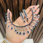 Hansika ad necklace Blue
