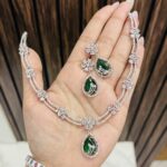 Alina ad necklace Green