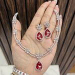Alina ad necklace Ruby
