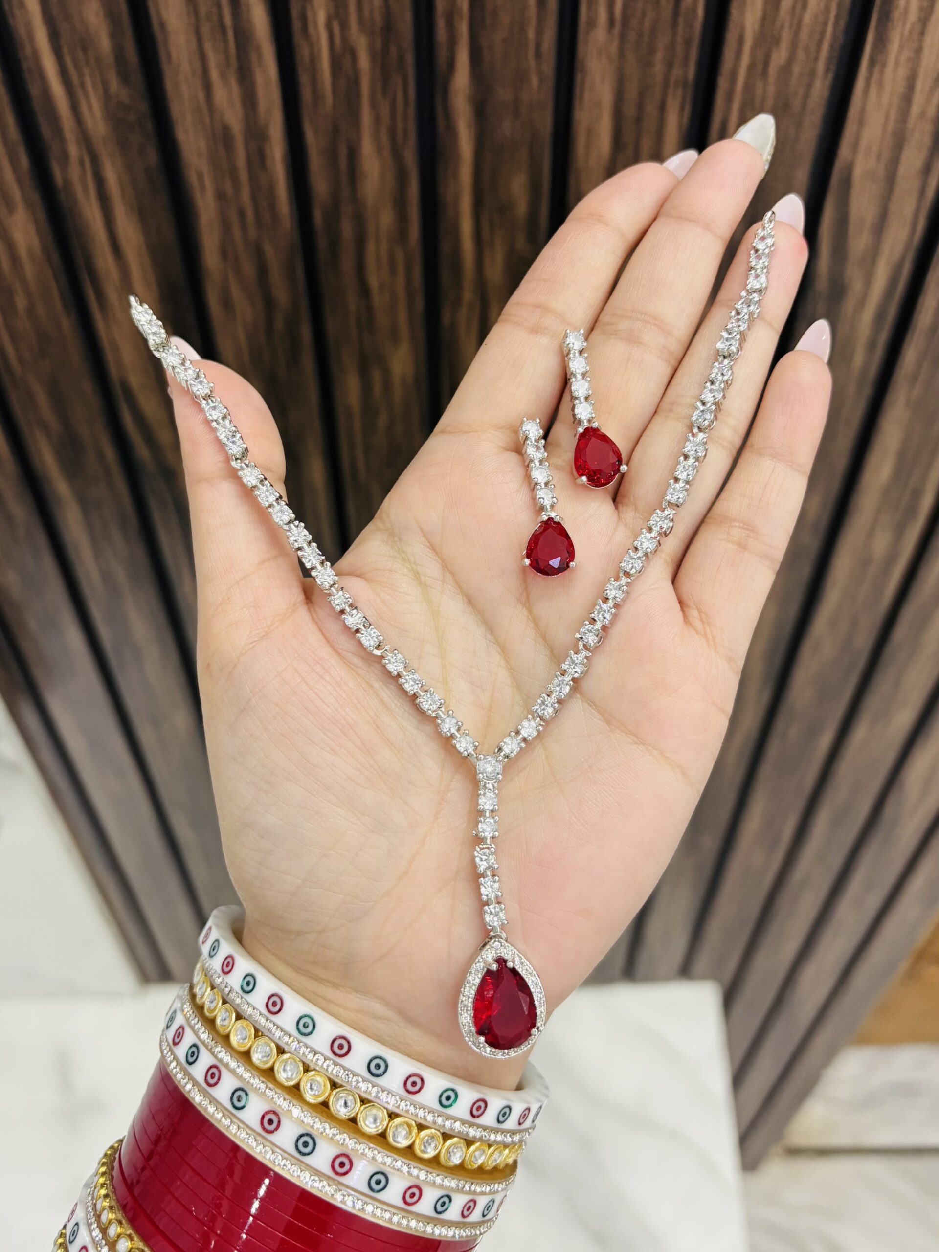 IMG_4835-compressed Inaya ad necklace Ruby - Image 1