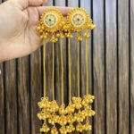 Hansika brass earrings
