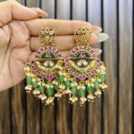 Yashika earrings green