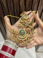 Manisha gold a like necklace design 2 - Image 2