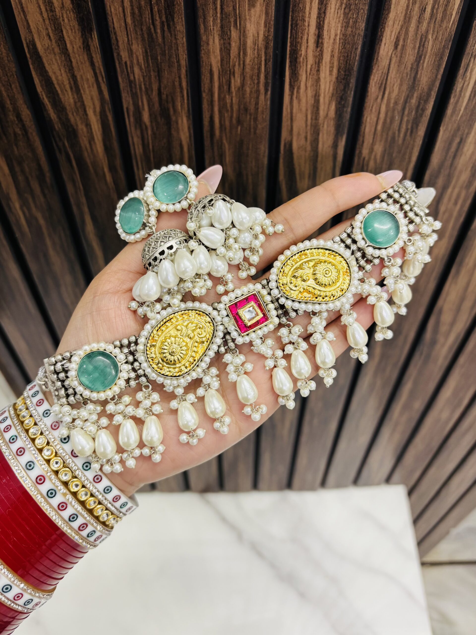 IMG_5941-compressed Bhavani brass choker - Image 1