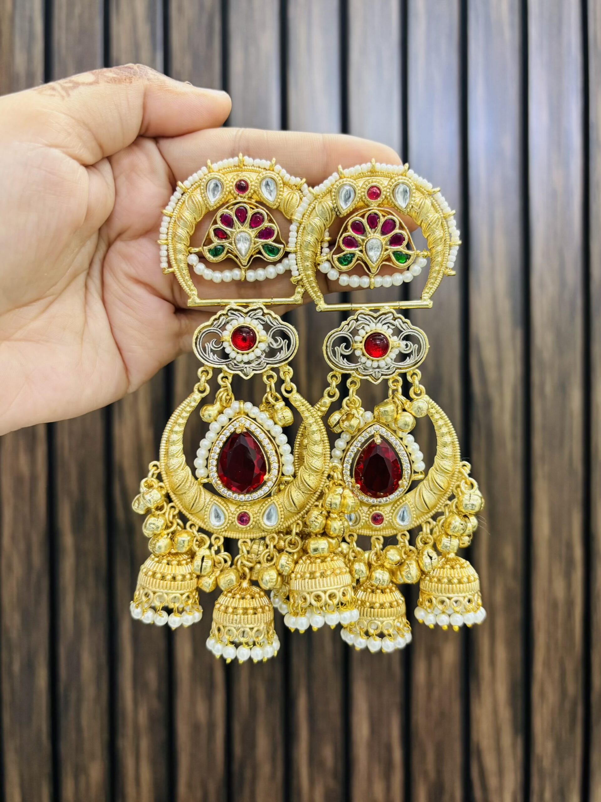 IMG_6852-compressed Ashi earrings Ruby - Image 1