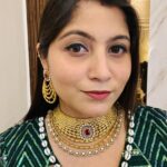 Madhuri Premium necklace Ruby