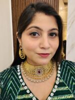 Madhuri Premium necklace Ruby