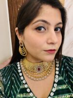 Madhuri Premium necklace Ruby - Image 3