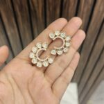 C shape earrings