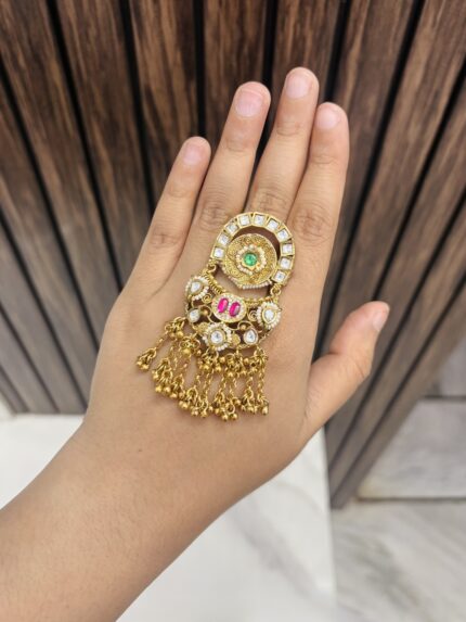 Long gold a like ring