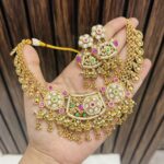 Saniya necklace Ruby-green