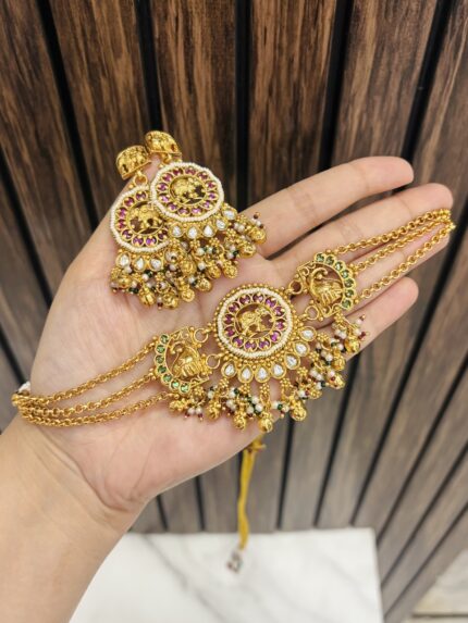 Elephant golden necklace