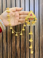 Triangular kashmiri earrings - Image 2