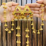 Triangular kashmiri earrings