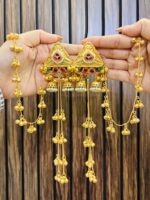 Triangular kashmiri earrings