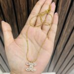 leaf Anti tarnish necklace