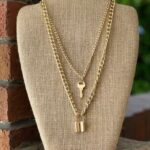 key Lock western necklace