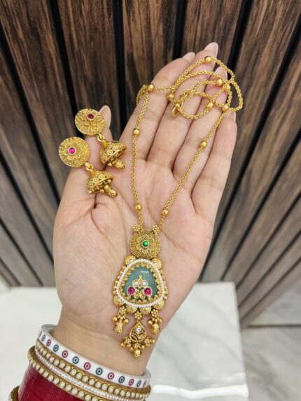 Deeksha necklace Mint