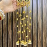 Moli kashmiri earrings green