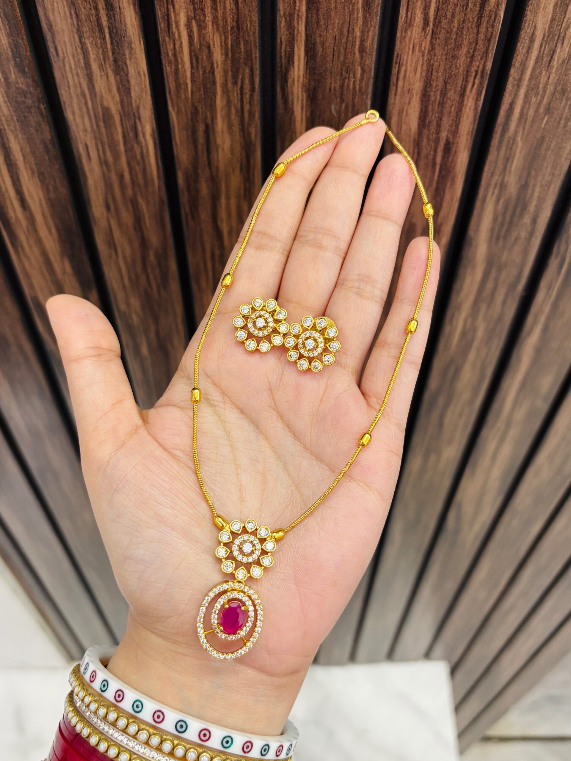 5FE396EE-008B-468B-B39E-A159E50F22BD Siya necklace Ruby - Image 1