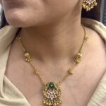 kamna necklace Green
